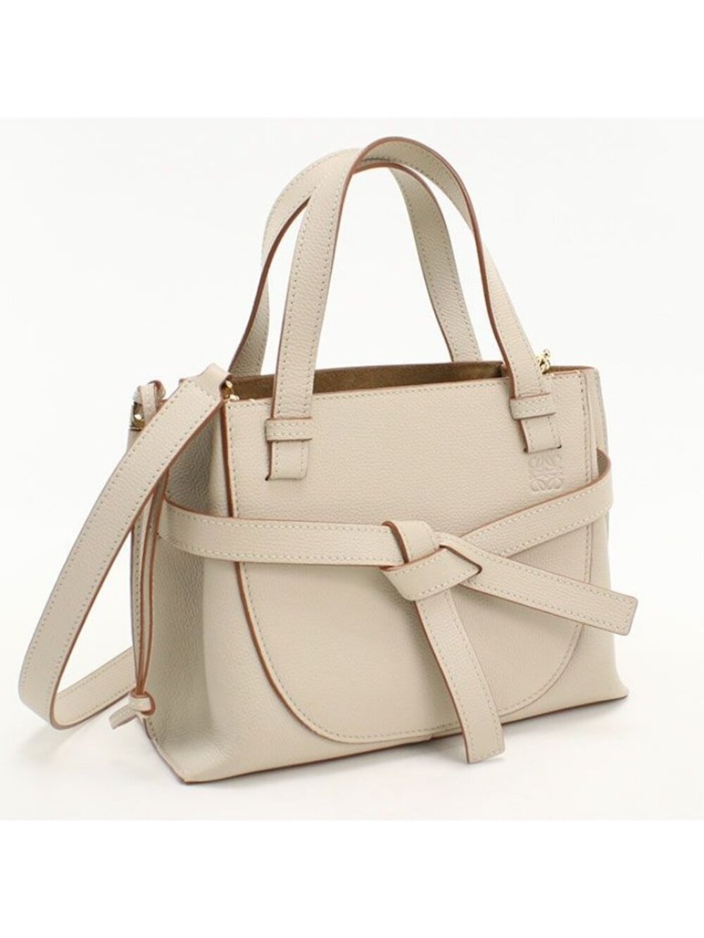 Loewe 2-Way Gate Top Handle Mini Handbag Leather